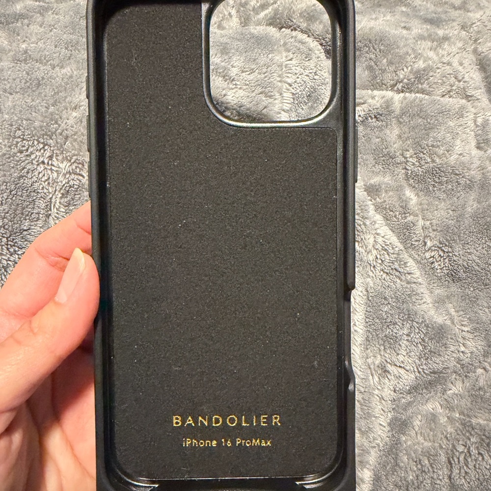 Bandolier Blush Leather iPhone 16 Pro Max Case - Picture 2 of 4